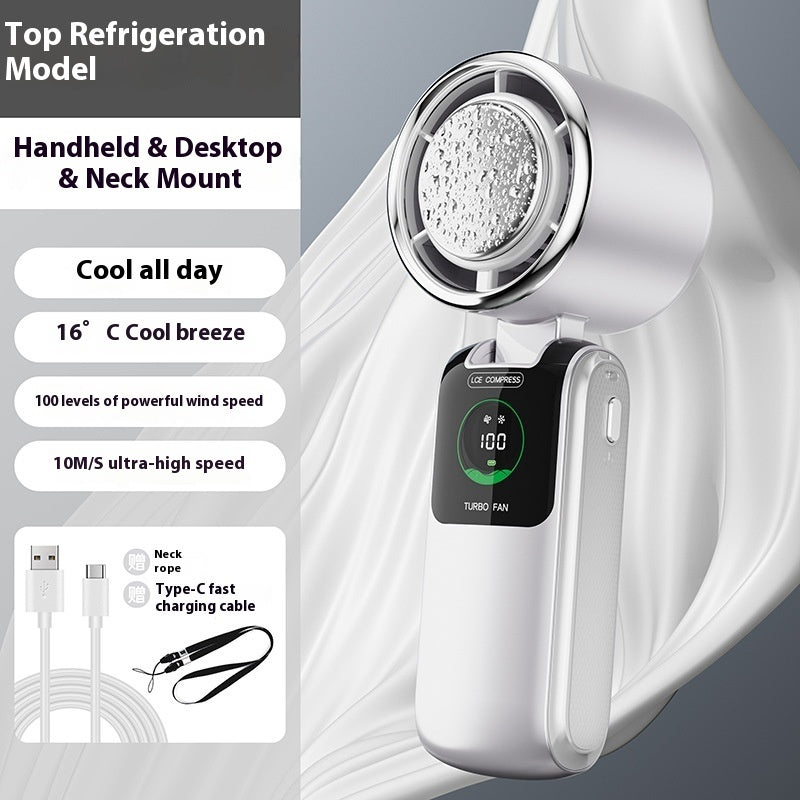 Neck Hanging fan & rechargeable