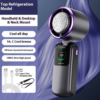 Neck Hanging fan & rechargeable