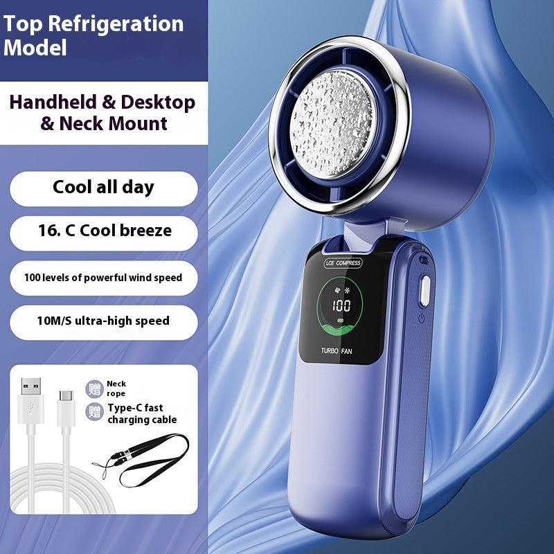 Neck Hanging fan & rechargeable
